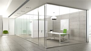 Modern Workspaces: Elevate Style with Glass Partitions