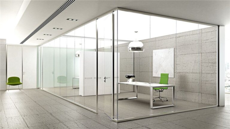 Modern Workspaces: Elevate Style with Glass Partitions